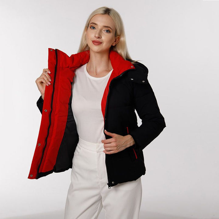 Veste d'hiver matelassée pour femmes avec design réversible et poches pratiques Levoire