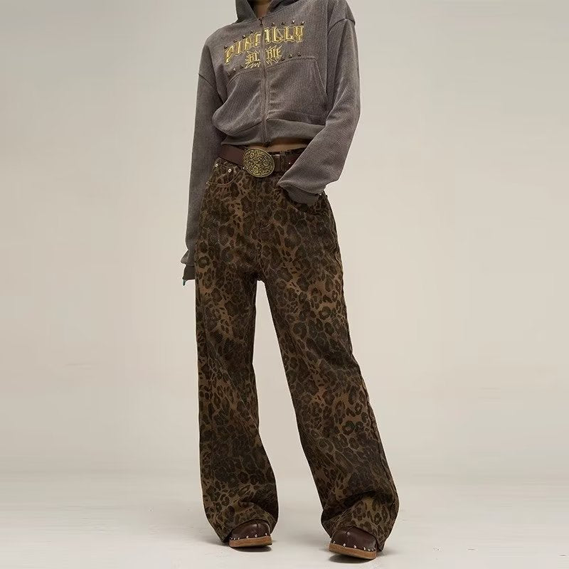 Levoire | Imprimé Léopard Jeans 2XL