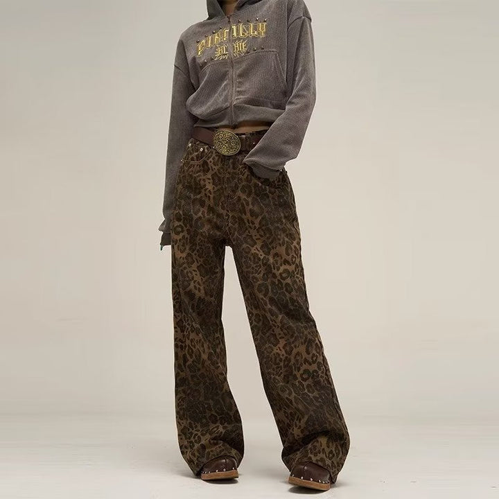 Levoire | Imprimé Léopard Jeans 2XL