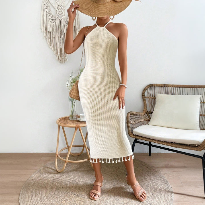 Robe en tricot pour femmes avec des bretelles ajustées Levoire