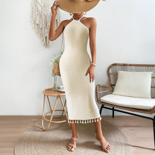 Robe en tricot pour femmes avec des bretelles ajustées Levoire
