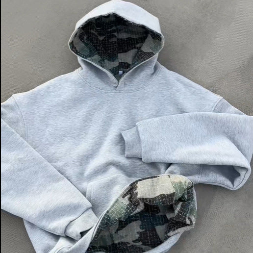 Hoodie femme avec doublure camouflage unique Levoire