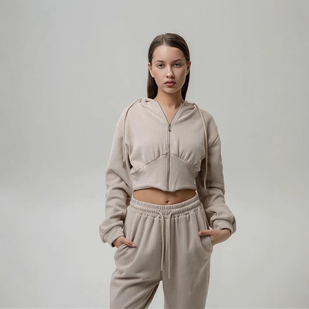 Levoire | Ensemble de sweatshirt à une couleur avec des cordons