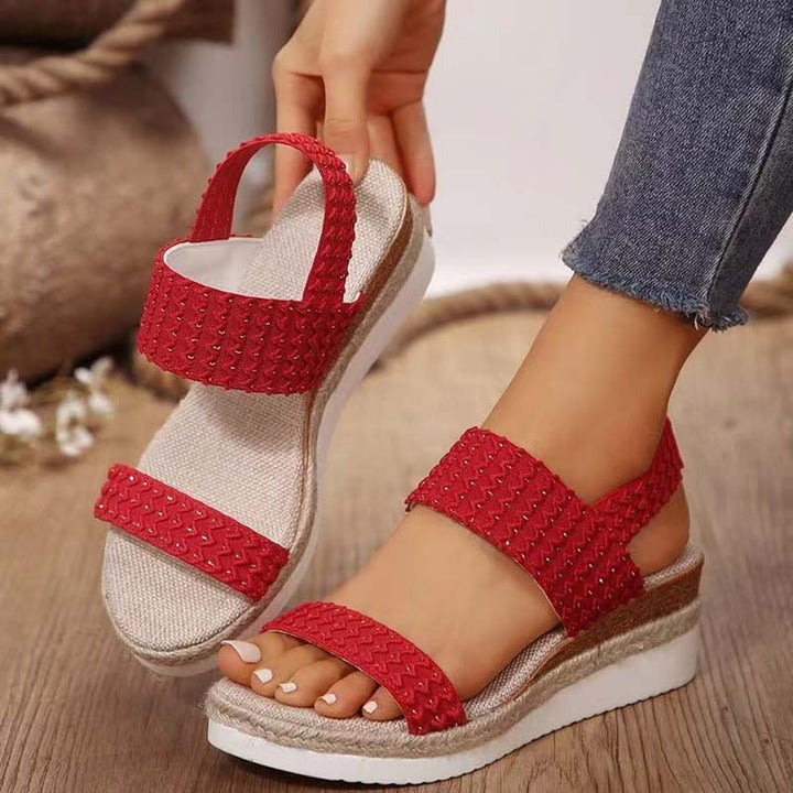 Levoire | Sandales Plates D'Été Confortables Avec Talon En Coin Pour Femmes