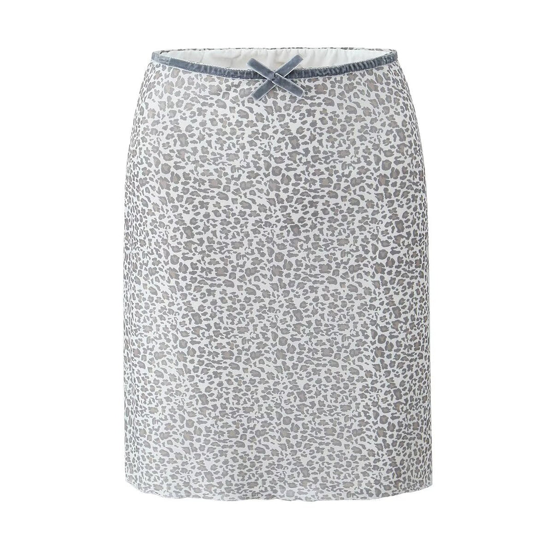 Levoire | Ensemble de jupe en mesh respirant Cami Robe grise A3