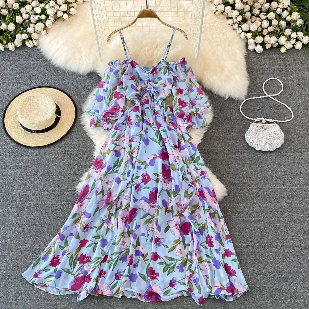 Levoire | Robe de soirée sans tissu avec manches bouffantes