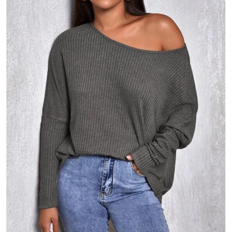 Pull en tricot surdimensionné pour femmes Levoire