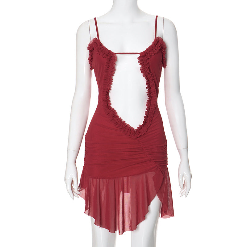 Levoire | Robe Mini Sans Manches À Taille Ouverte