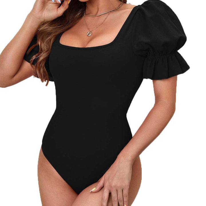 Body pour femmes avec manches bouffantes et décolleté carré Levoire
