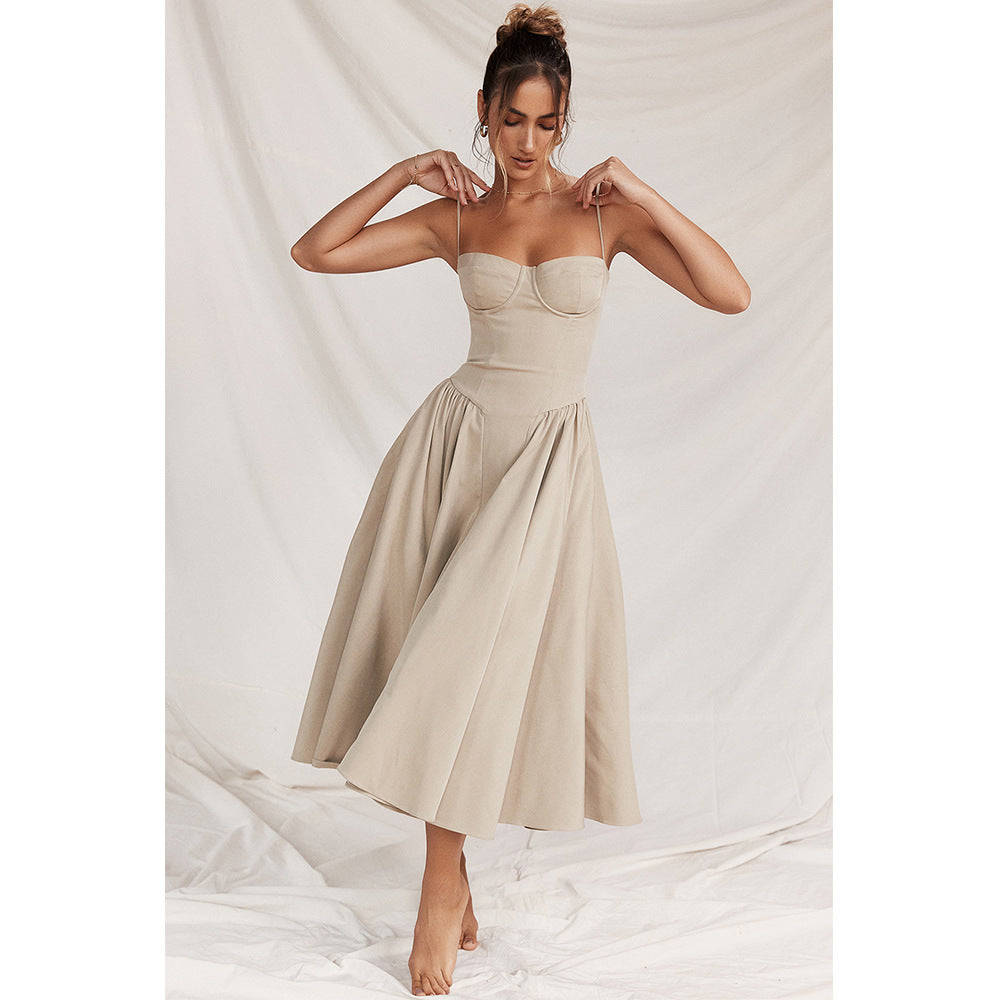 Levoire | Robe Corset Abricot