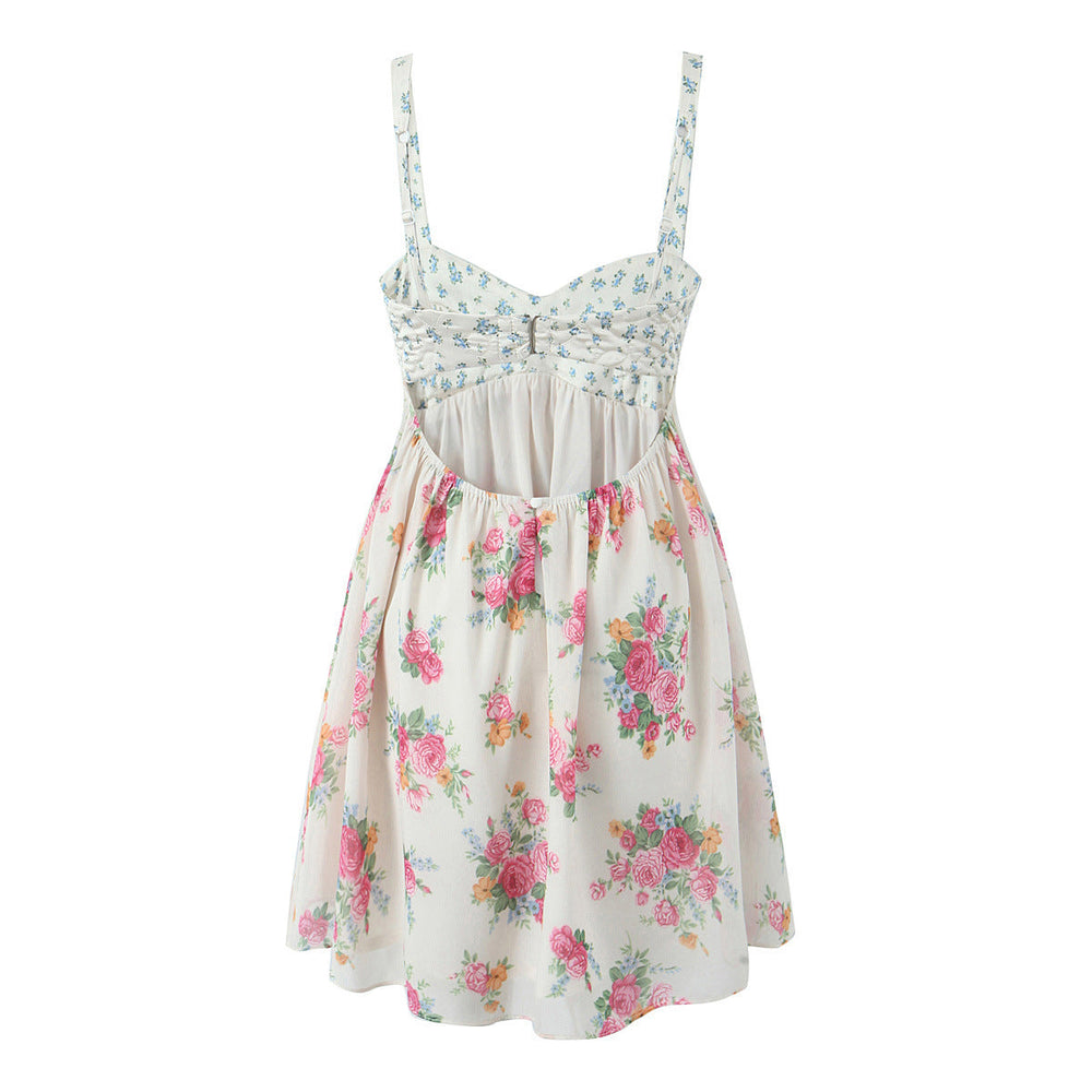 Levoire | Robe de Plage d'Été Sans Bretelles Mini Auringonpaistelema