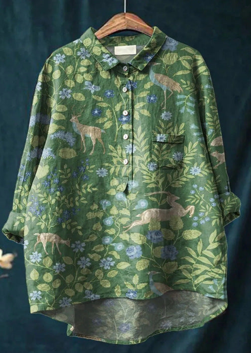 Levoire | Blouse À Fleurs Classique Impression 10