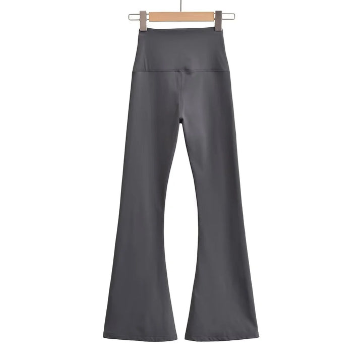 Leggings pour femmes évasés avec taille haute et look enveloppant élégant Levoire
