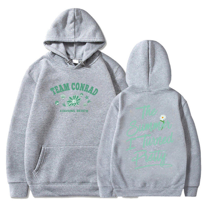 Sweat à capuche pour femmes avec imprimé floral et imprimé créatif Levoire