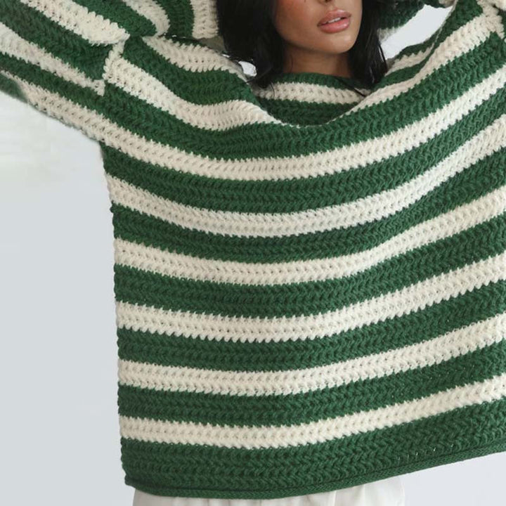 Levoire | En Tricot Rayé Décontracté