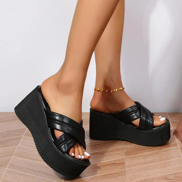 Levoire | Sandales à talons hauts croisées pour femmes