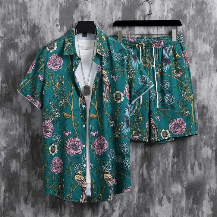 Levoire | Salopette décontractée pour hommes Blauer Paisley
