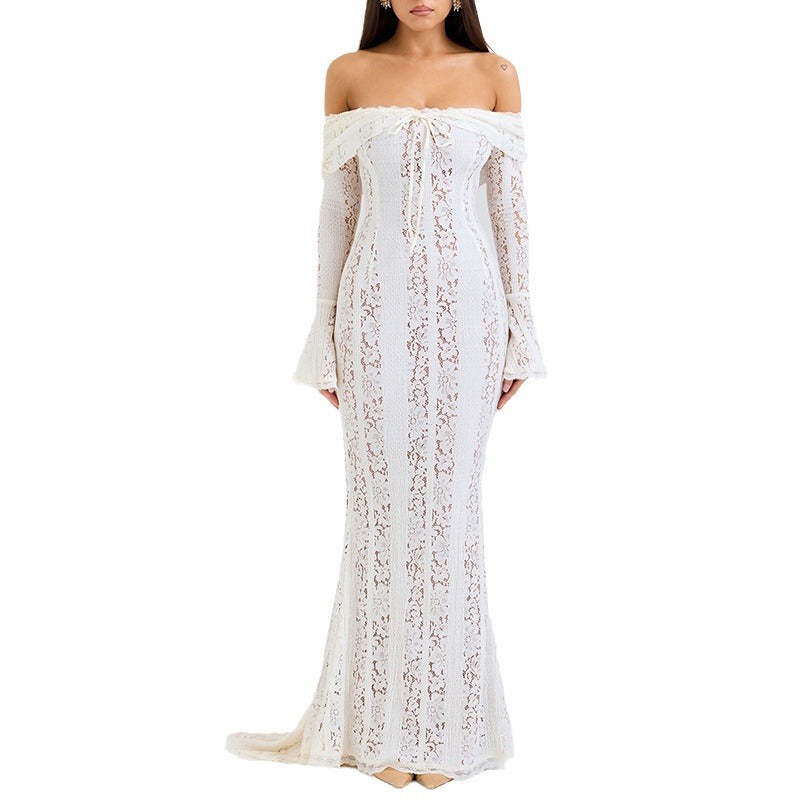 Levoire | Élégant Bustier Robe Longue Slim Fit Sirène Robe