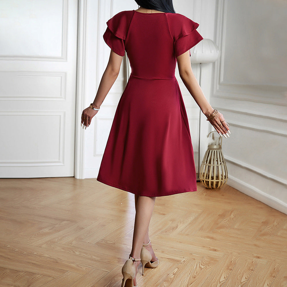 Levoire | Robe midi élégante col V