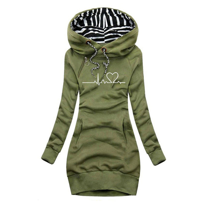 Levoire | Sweat à capuche imprimé élégant Vert