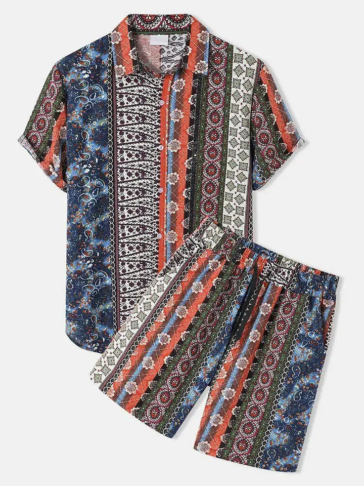 Levoire | Ensemble complet pour homme avec chemise à manches courtes Varasto TZ001