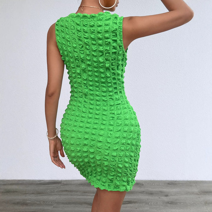 Robe mini moulante pour femmes avec design texturé Levoire