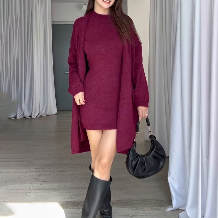 Manteau en tricot pour femmes avec une coupe moderne surdimensionnée et des poches pratiques Levoire