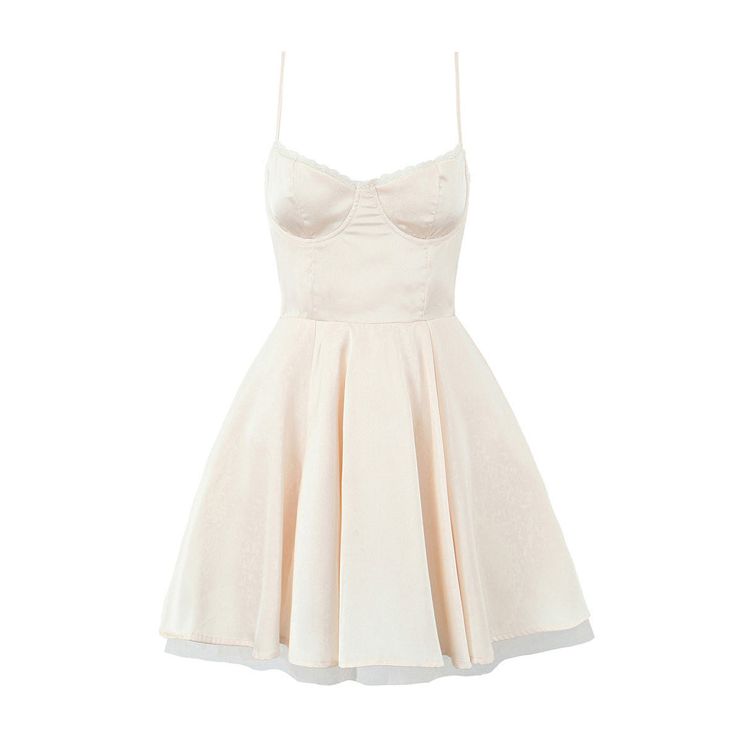 Levoire | Robe sans manches à décolleté en V floral chaud