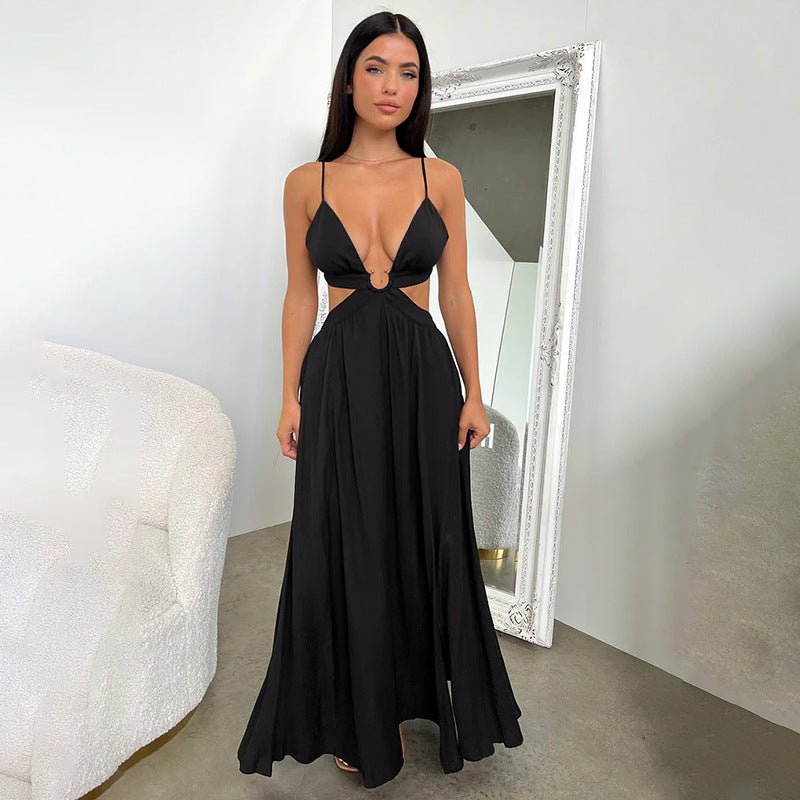 Robe maxi découpée pour femme Levoire