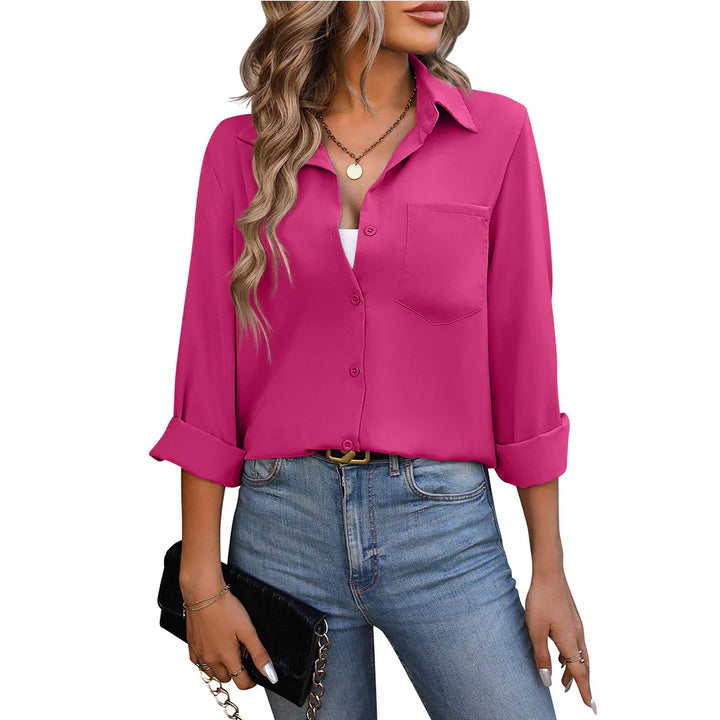 Levoire | Chemise Classique À Manches Longues Pour Femme Rosa