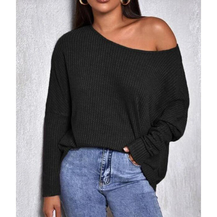 Pull en tricot surdimensionné pour femmes Levoire