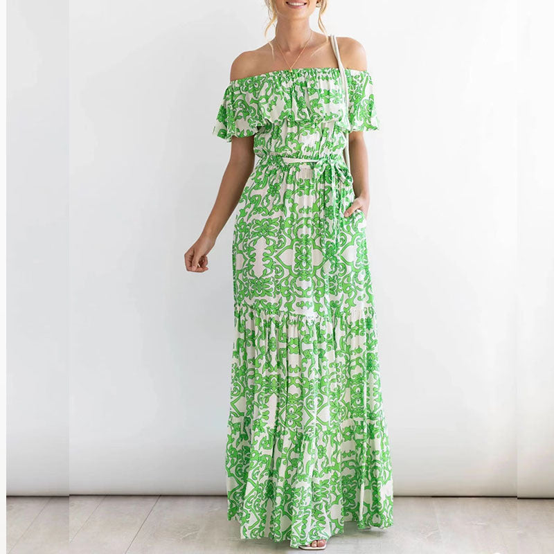 Levoire | Élégant Robe Longue Plissée à Bretelles Sans Manches