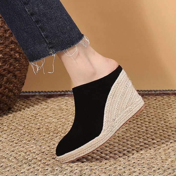 Levoire | Escarpins À Talons Espadrilles À Dos Ouvert Confortables