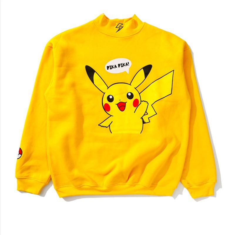 Sweatshirt femme avec motif Pikachu et col haut Levoire