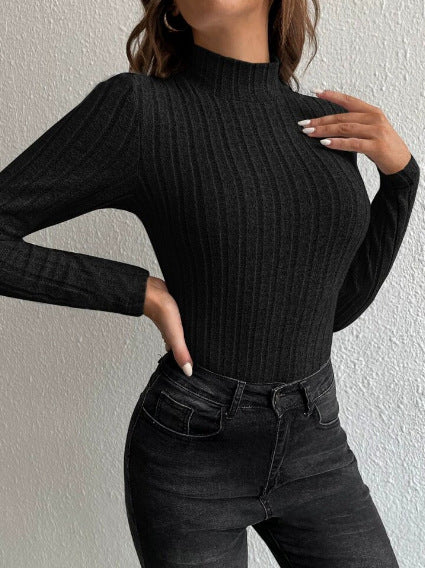 Levoire | Pull Rippé Col Bas Intemporel & Élégant