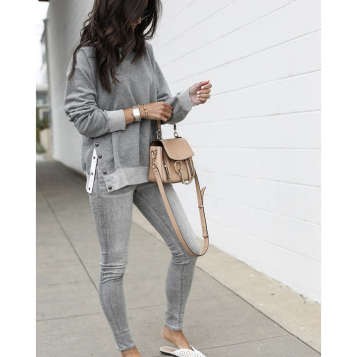 Pull oversize sportif pour femmes Levoire