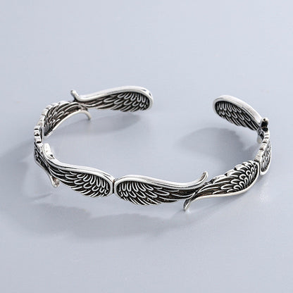 Levoire | Bracelet Avec Ailes D'Ange Argent