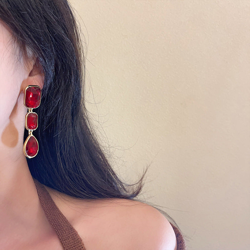 Levoire | Boucles D'Oreilles En Pierre Naturelle Carrées