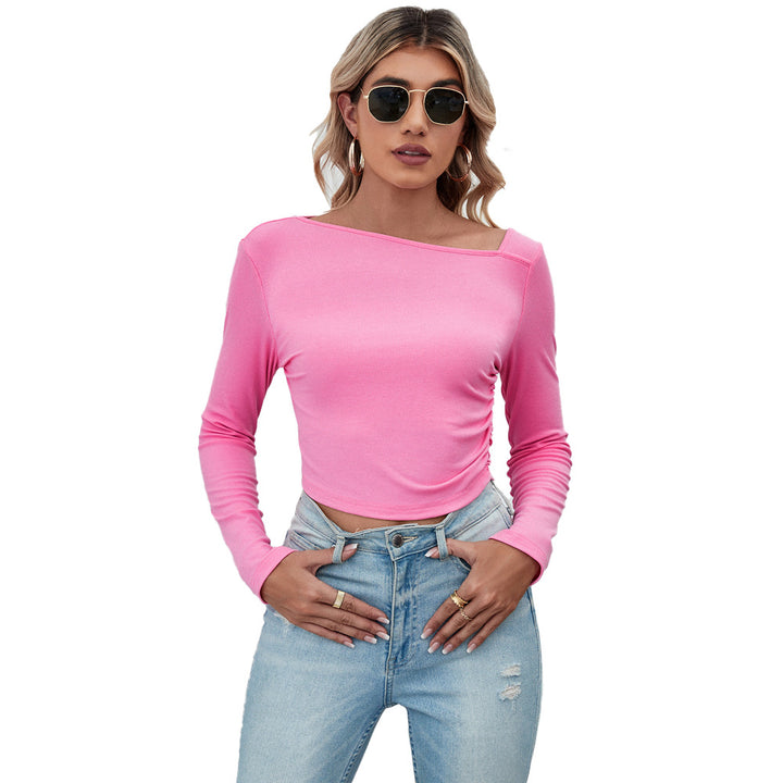 Femme crop top avec un design élégant et des détails de volants raffinés Levoire