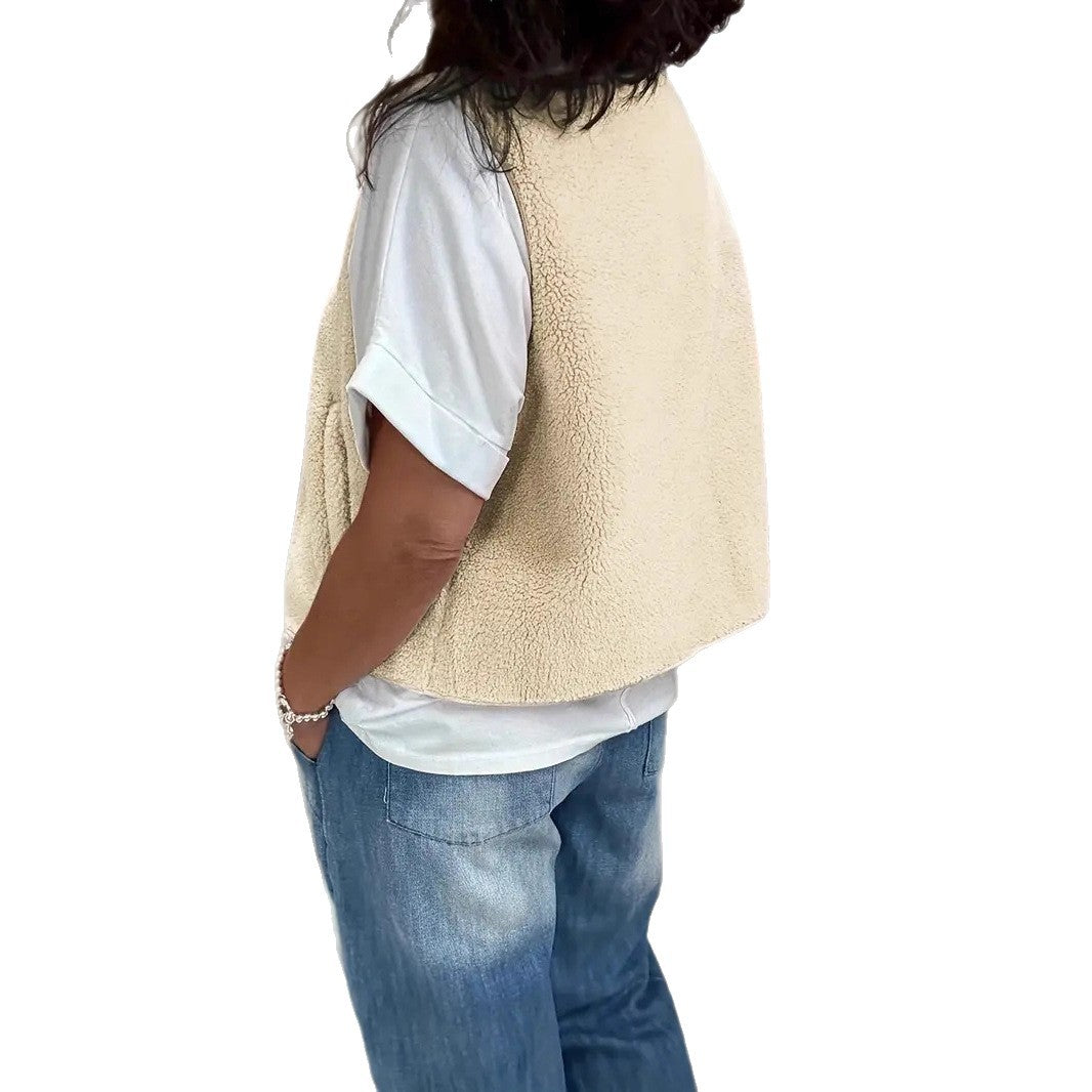 Gilet pour femmes en peluche douce Levoire