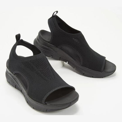 Levoire | Femme Sandales confortables Noir
