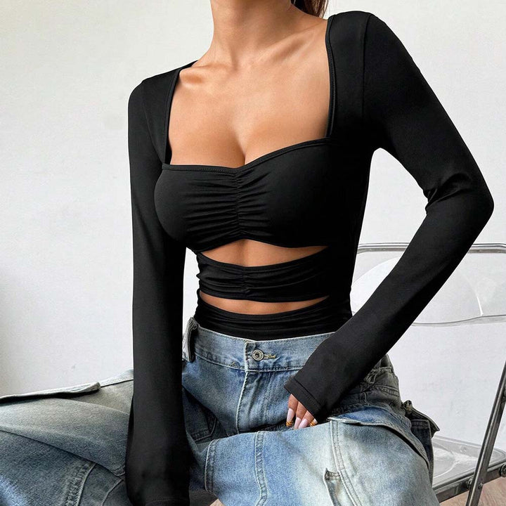 Maillot de bain femme avec des découpes à la mode et des manches longues Levoire