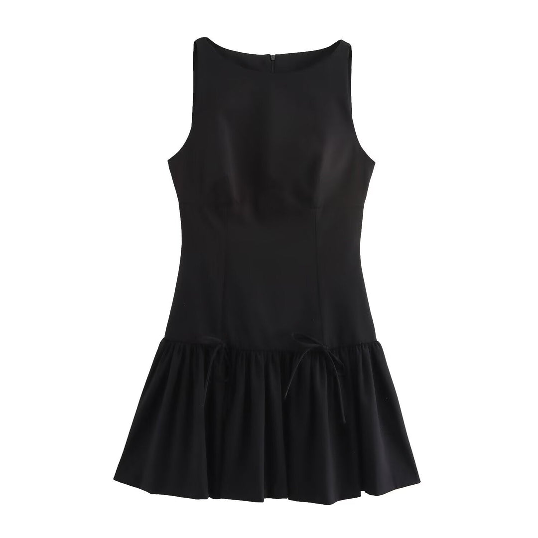 Levoire | Chic Printemps Sans Manches Robe noir