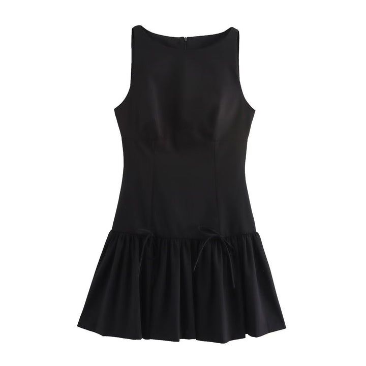 Levoire | Chic Printemps Sans Manches Robe noir