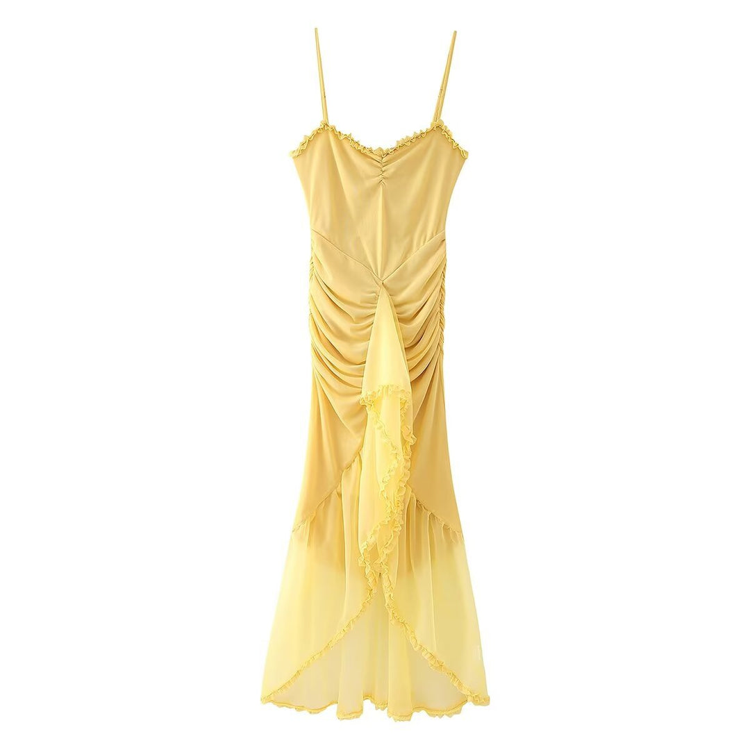 Levoire | Belle nouvelle robe de fête élégante du printemps Jaune