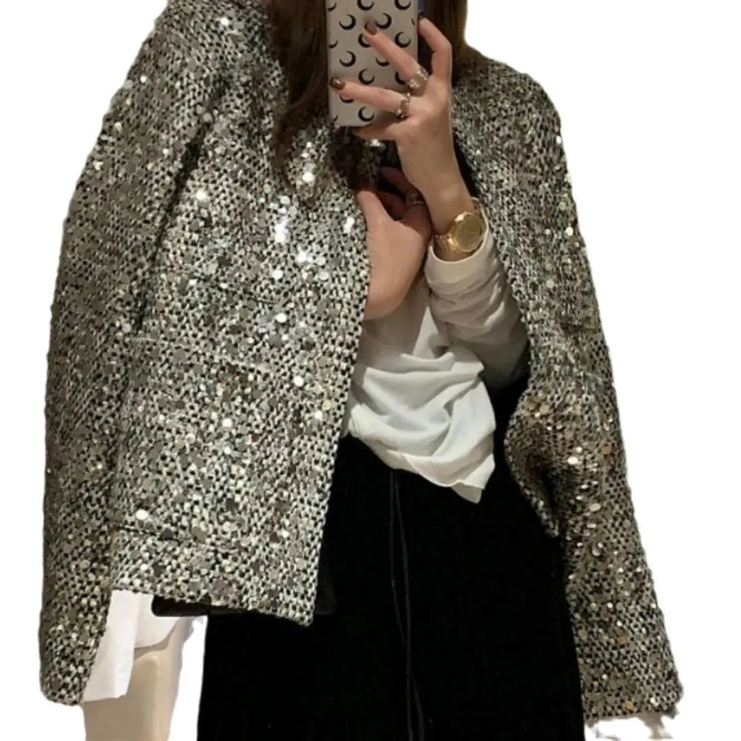 Levoire | Blazer éclatant avec des paillettes pour femmes