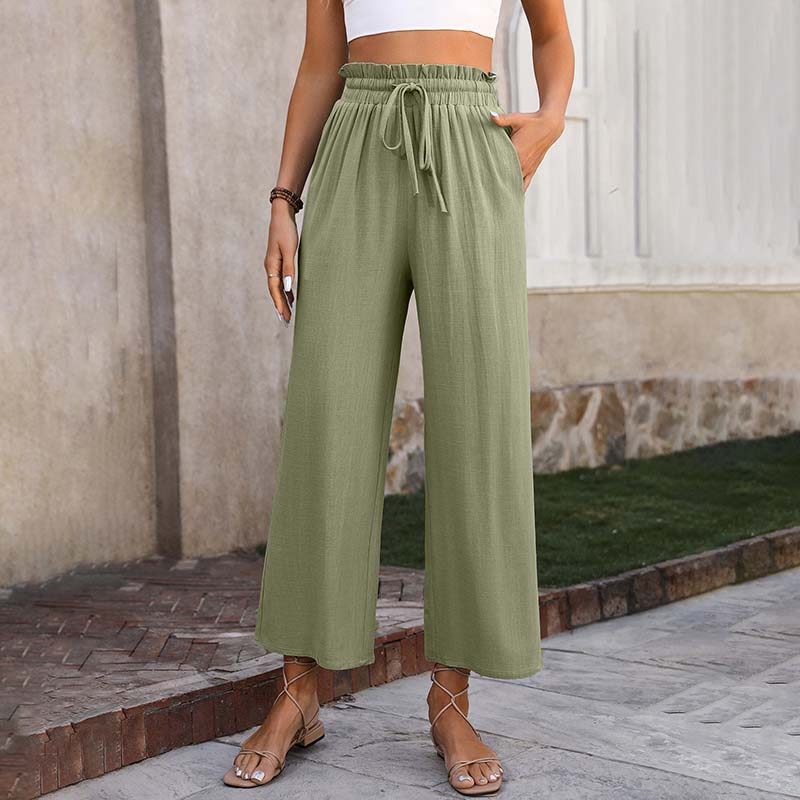 Levoire | Pantalons D'Été Élégants Et Légers Pour Femmes Vert
