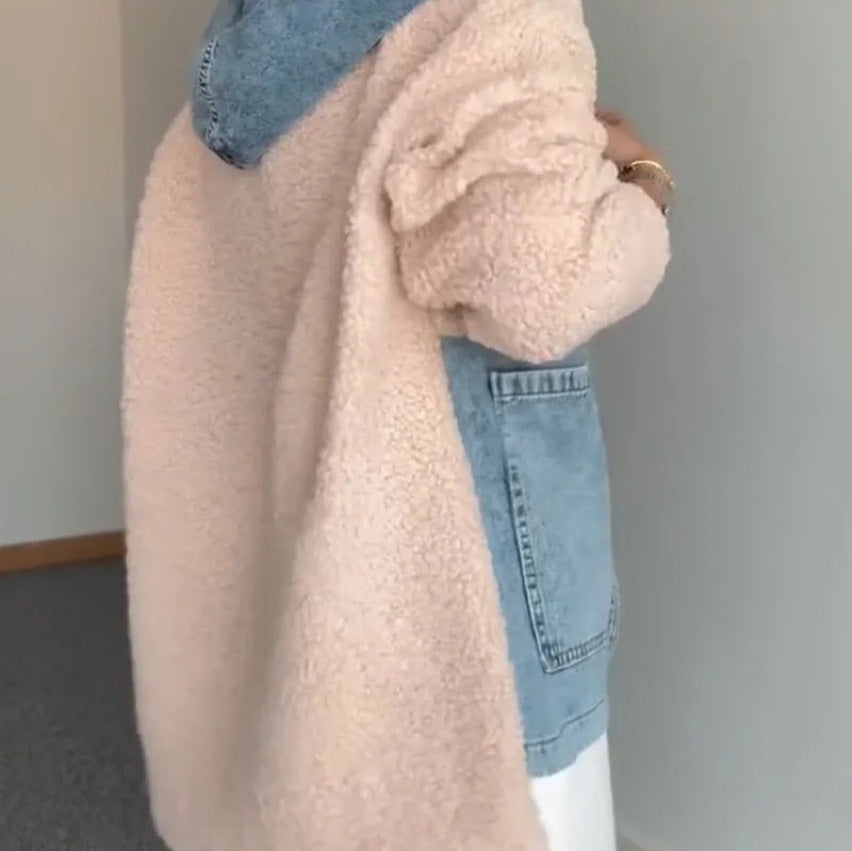 Veste de transition pour femmes avec un matériau extérieur en polaire confortable et des boutons-pression pratiques Levoire