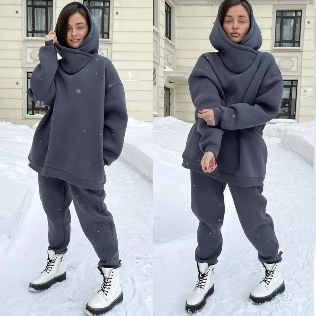 Levoire | Sweat-shirt à col rond - deux pièces Gris foncé