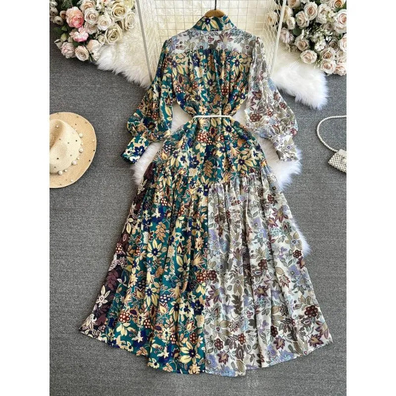 Levoire | Robe trapèze pour femmes avec imprimé